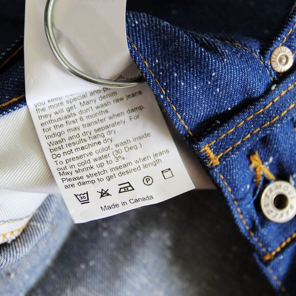 BNWT SS25 NAKED & FAMOUS WORKFORCE SELVEDGE DENIM JEANS 30 & 32 - Picture 10 of 16